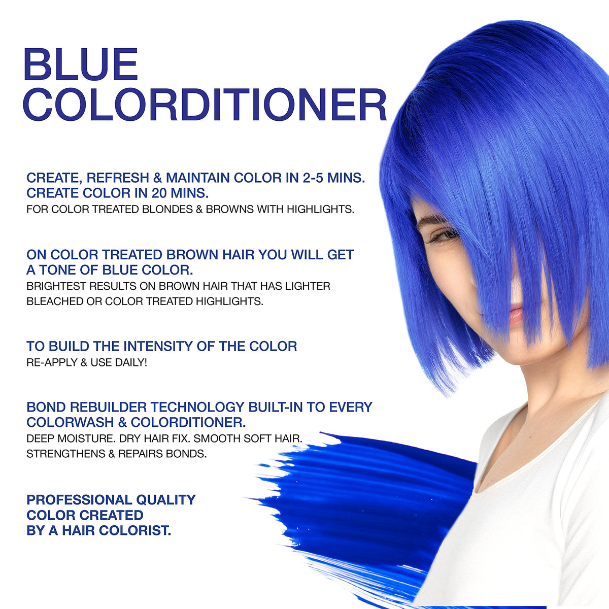 Celeb Luxury ColorConditioner dispense shows even color deposition during application.