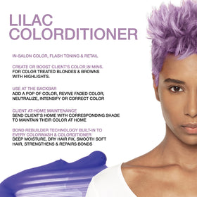 Celeb Luxury Colorconditioner tube during application for even color boost