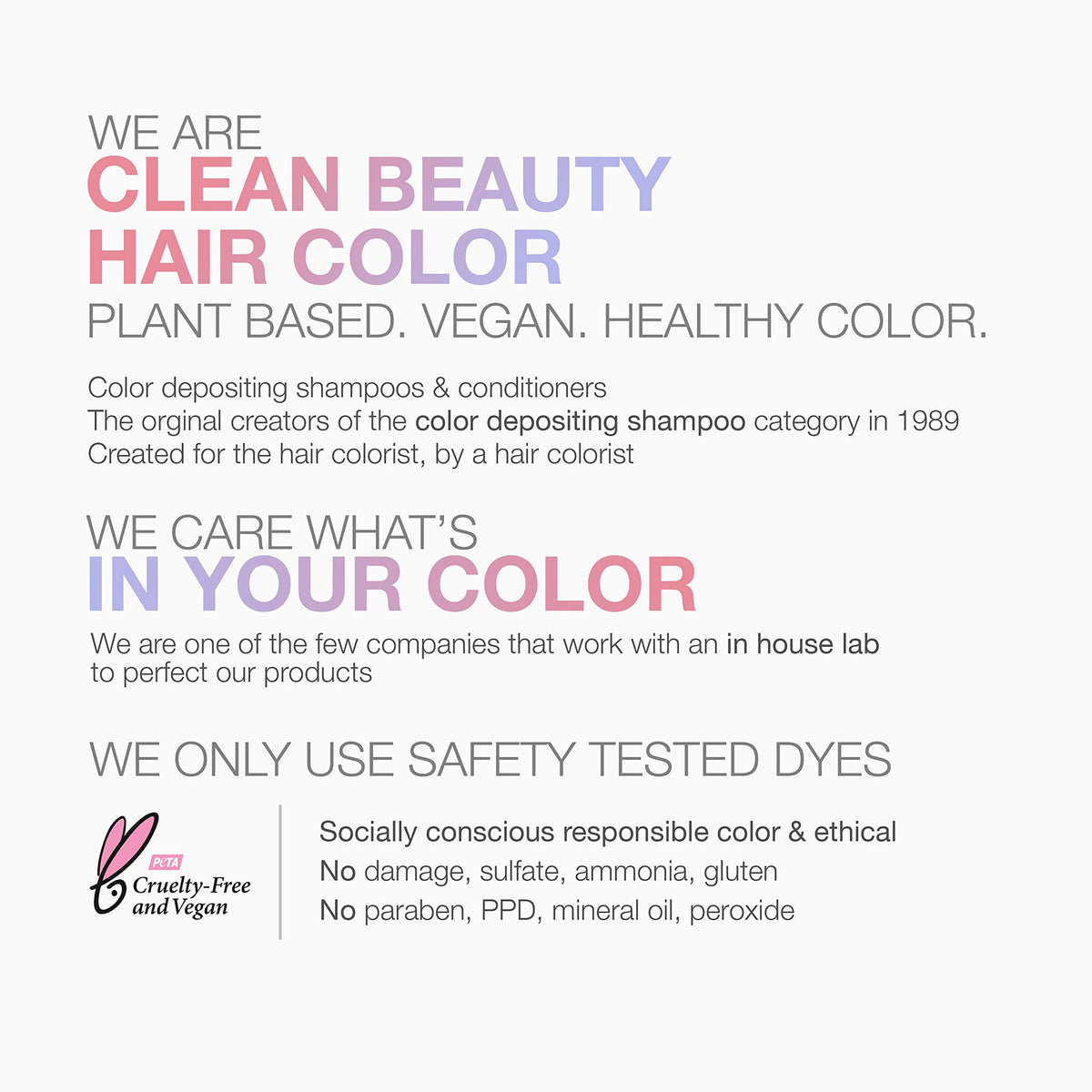 Celeb Luxury Colorwash display packaging for at-home color maintenance