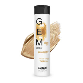 Celeb Luxury Gem Lites Colorwash Cognac Quartz bottle shows caramel-tone color deposit.
