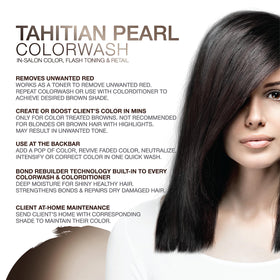 Close up of foamy lather from Gem Lites Colorwash for daily cleansing