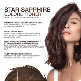 Celeb Luxury Gem Lites Star Sapphire jar—subtle color deposit for color-treated hair.
