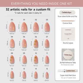Celebritips Luxury Salon Acrylic nails deliver durable, high-quality results