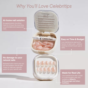 Celebritips Instant Nail Tabs enable quick, mess-free application