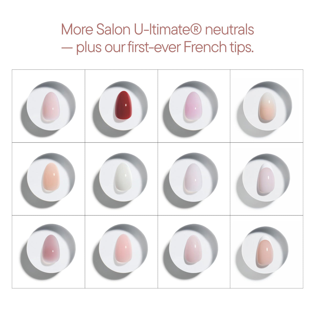 Celebritips Salon U-ltimate 16 sizes nail kit layout