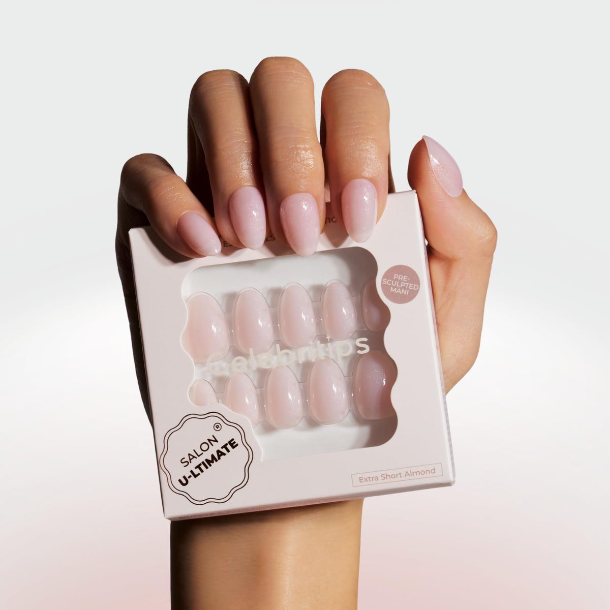 Celebritips Salon U-ltimate Petal Gloss nails show salon-grade shine and versatile wear.