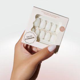Celebritips Salon U-ltimate Sheer Milk nails kit for at-home manicure convenience.