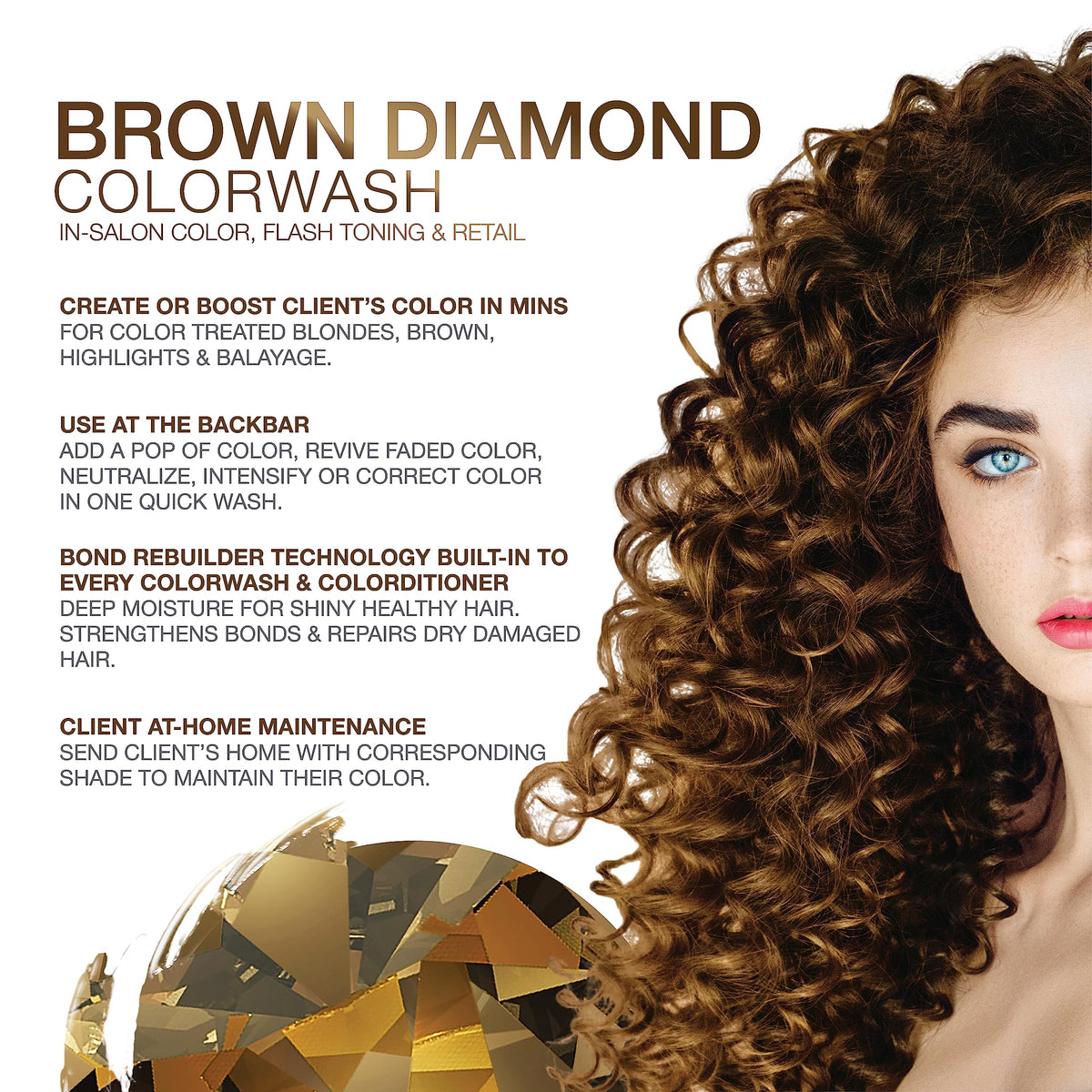 Celeb Luxury Gem Lites Colorwash pump-dispense demonstrates easy application for even coverage