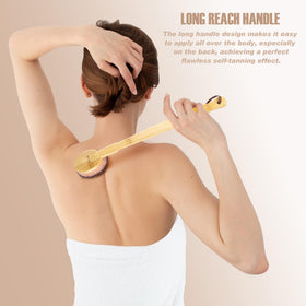 CeleCily long-handled back applicator reaches hard-to-see areas.