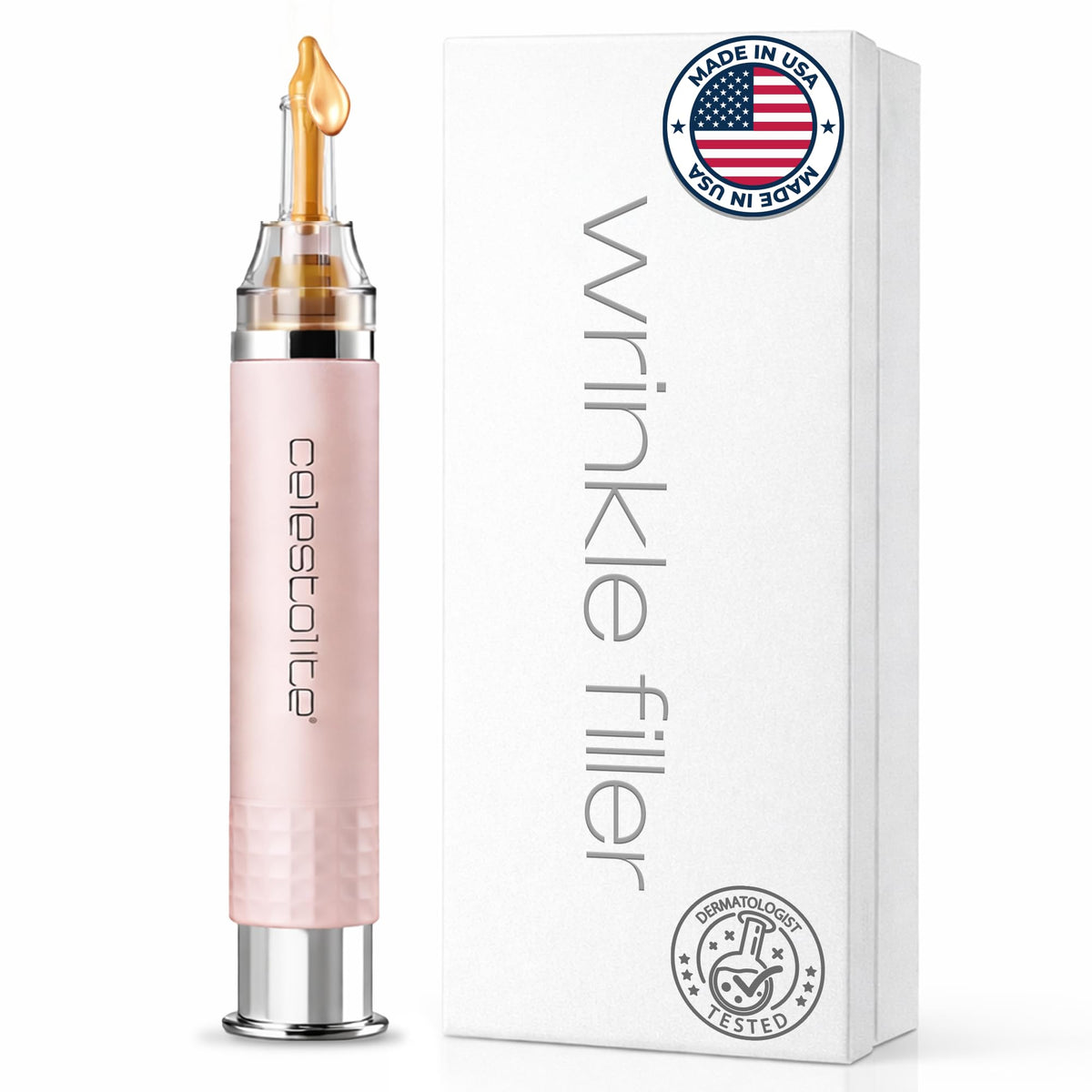 Celestolite Estrella syringe bottle for quick on-the-go smoothing