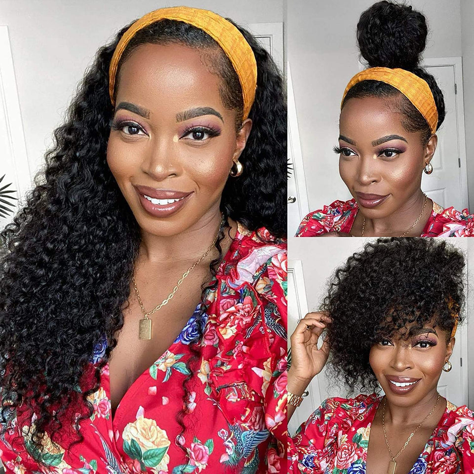 Celiarita Deep Wave Headband Wig 22 Inch for everyday ease.