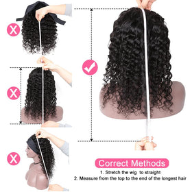 Celiarita headband wig ready for ponytail or bun styling.