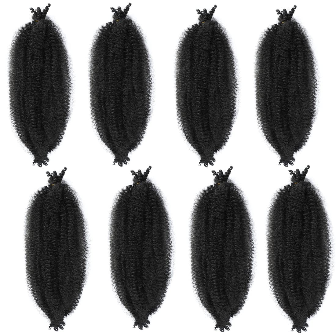 Celie 8-pack lot provides generous volume for most head sizes.