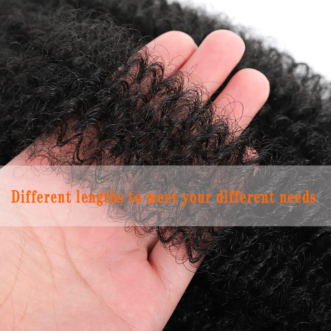 Celie Marley twist extensions 12-inch easy care with mild shampoo recommended.