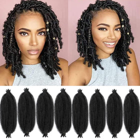 Celie Marley twist 12-inch soft fiber close-up for smooth, comfortable wear.