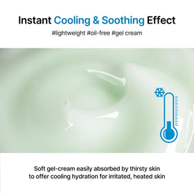 Celimax Real Cica Soothing Cream being applied for calming hydration