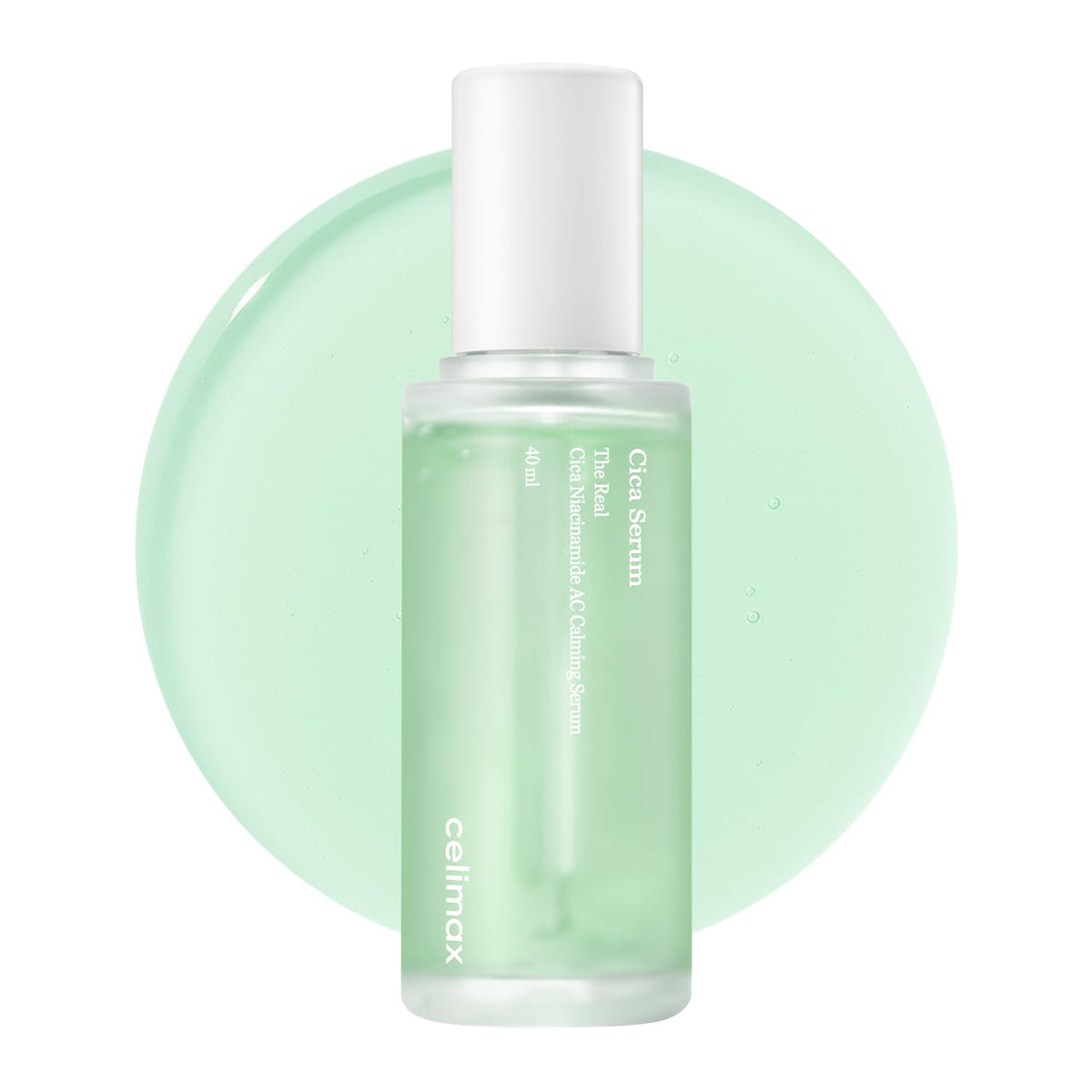 Celimax Real Cica Niacinamide Serum bottle for calming hydration