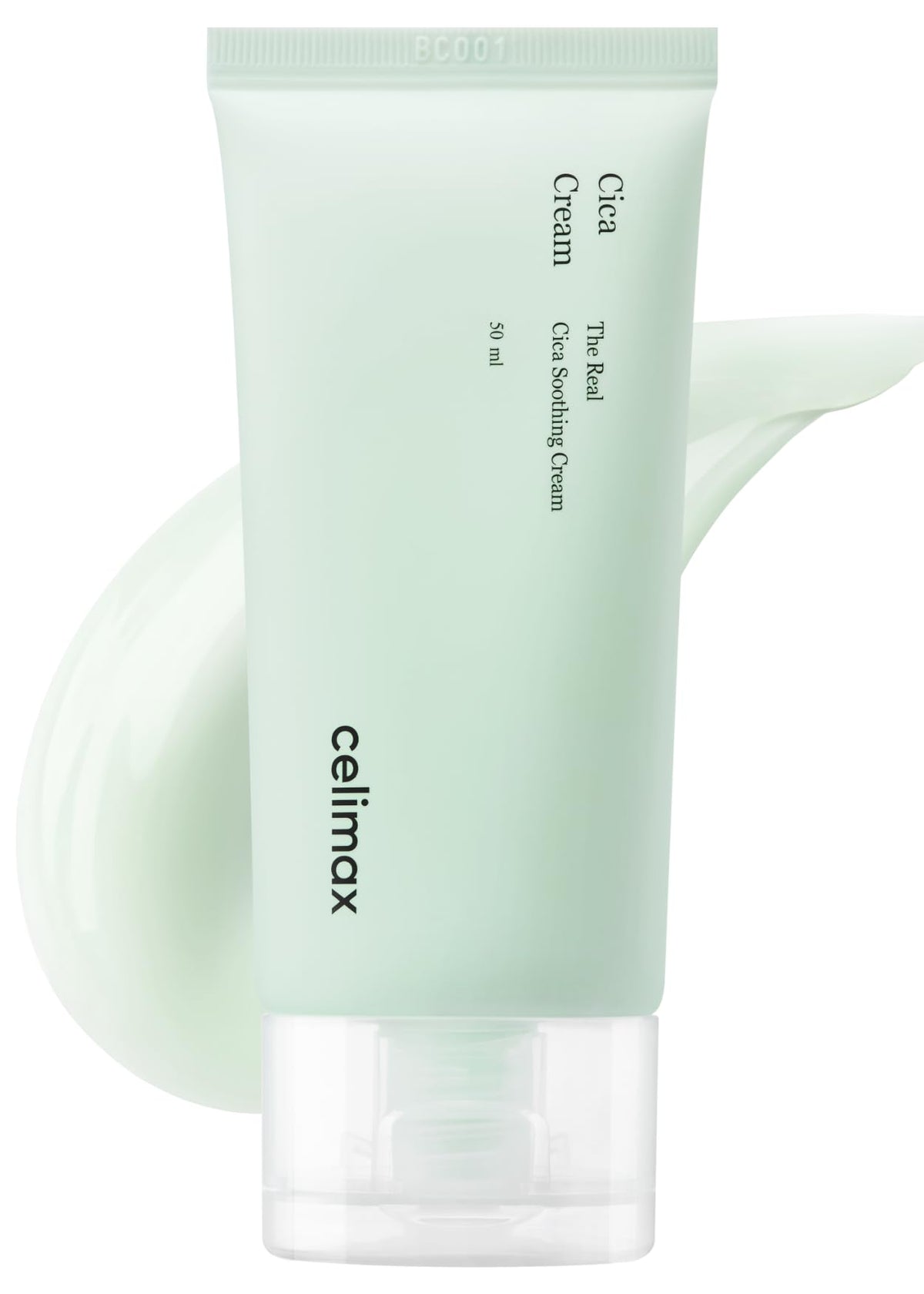 Celimax Real Cica Soothing Cream bottle lightweight gel hydration for sensitive skin