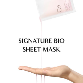 CELONIA Bio Facial Sheet Mask delivers a natural glow after use