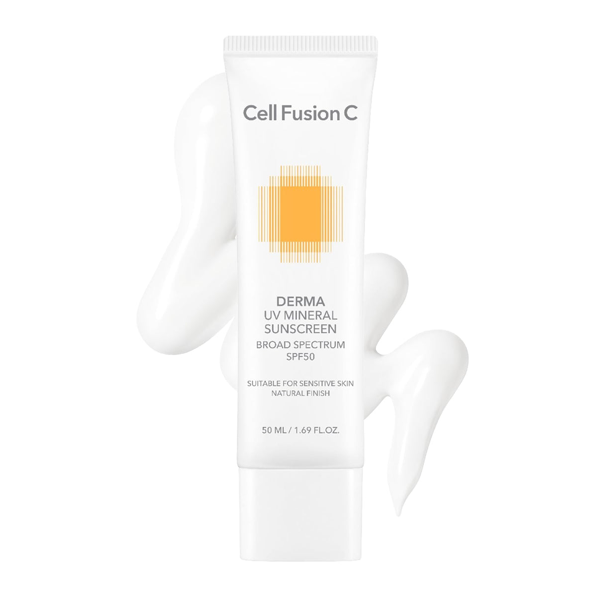 Cell Fusion C Derma UV Mineral Sunscreen SPF 50 bottle protects sensitive skin daily