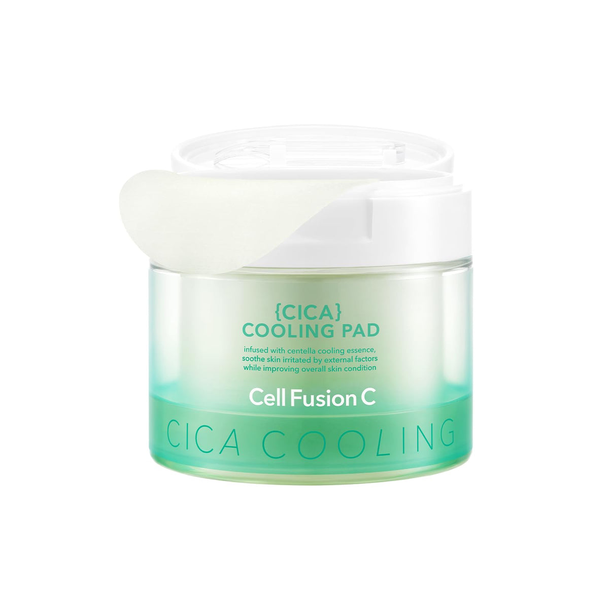 Cell Fusion C Post Alpha CICA Cooling Pad packaging for convenient skincare routine