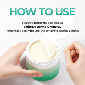 Pad used on sensitive areas for targeted soothing