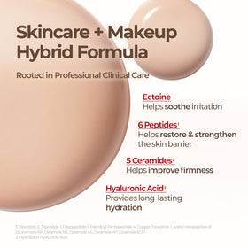 Cell Fusion C Hazel sponge-puff application close-up for seamless blending.