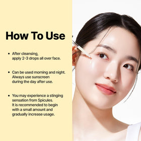 Cell Fusion C Vita Shot Ampoule ingredients panthenol and hyaluronic acid