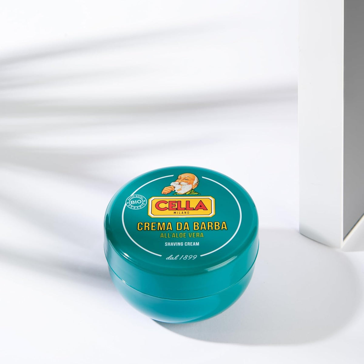 CELLA Milano Aloe Vera shaving cream soap fragrance-notes highlight fruity, spicy, and woody tones