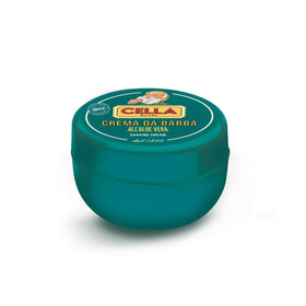 CELLA Milano Aloe Vera shaving cream soap razor-glide protects skin during a comfortable shave
