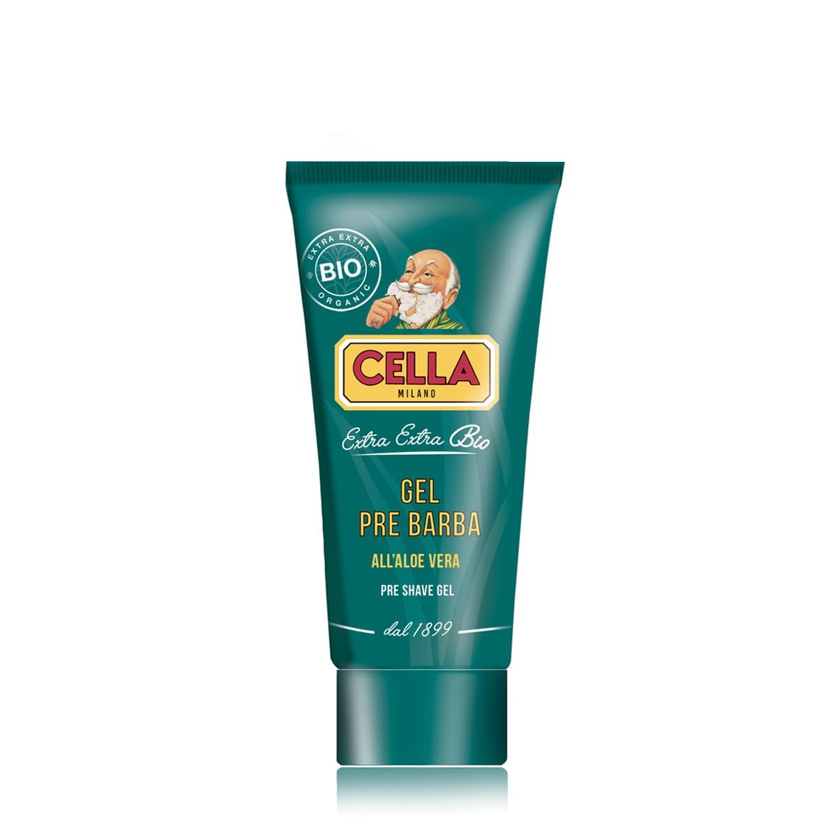 Cella Milano pre-shave gel application foam shows smooth lift of hairs for easier glide