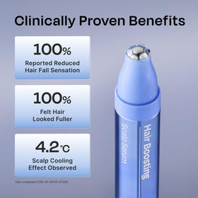 Celladix Hair Boosting Scalp Serum spicule hyaluronic acid close-up hydration.