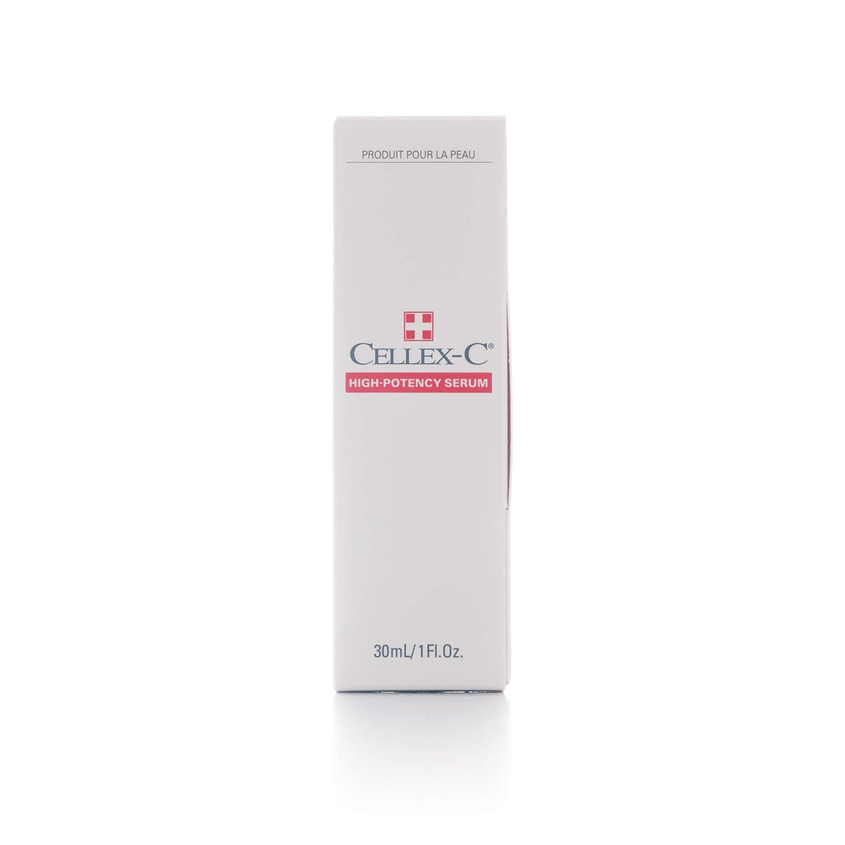Texture of Cellex-C High Potency Serum absorbed into skin for firmer appearance