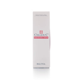 Texture of Cellex-C High Potency Serum absorbed into skin for firmer appearance