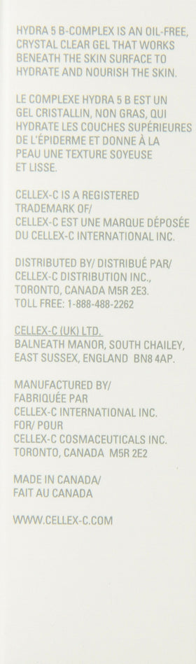 Cellex-C Hydra 5 B-Complex glow effect on skin for radiant finish