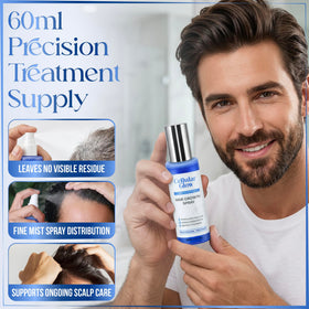 Cellular Glow Serum Spray on damp hair improves manageability and finish.