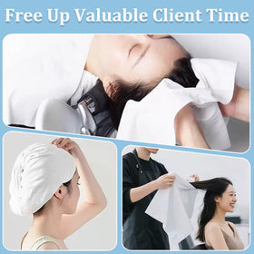 Celmuron hygienic packaged disposable towels in a salon kit