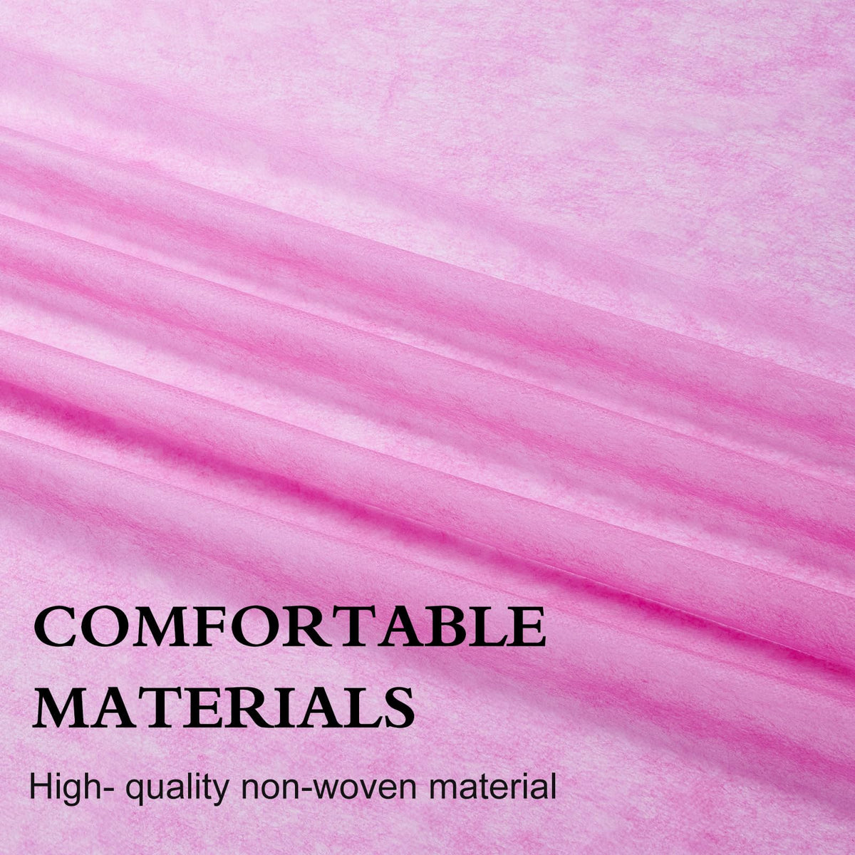 Celmuron soft non-woven bed sheet for client comfort.