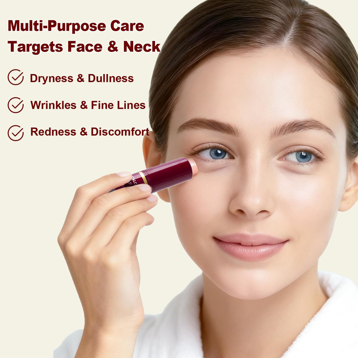 Celuriane Calcium Multi Balm Stick packaging with compact, travel-friendly design for on-the-go care.