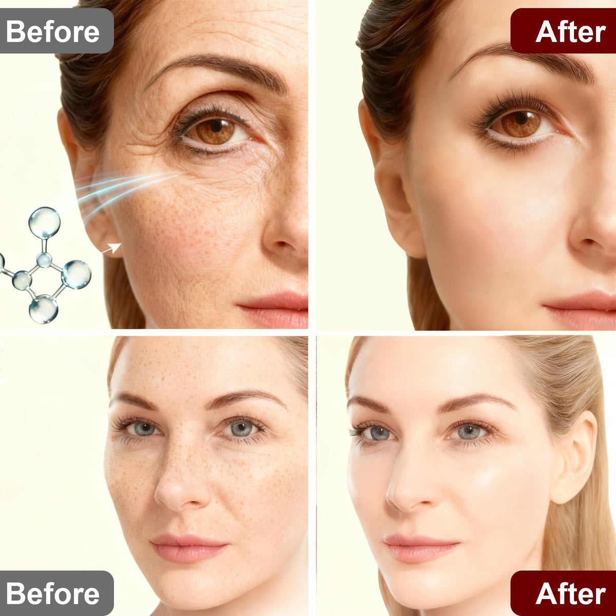 Celuriane Calcium Multi Balm Stick texture closeup shows lightweight, non-greasy hydration.