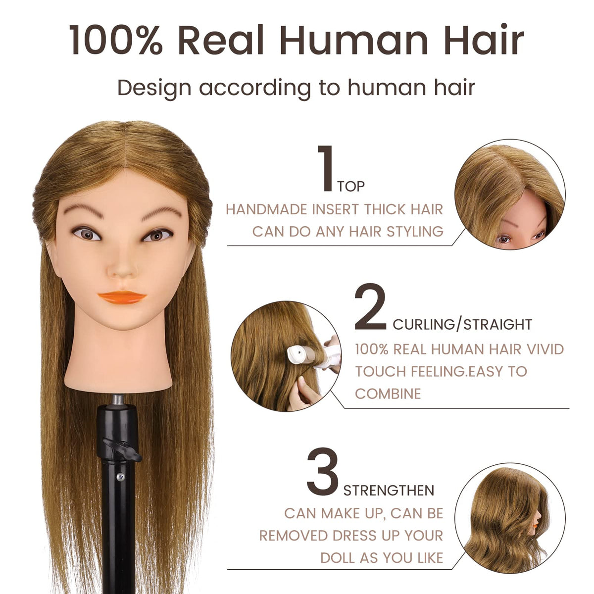 cenoz washed and processed hair offers safe styling practice.