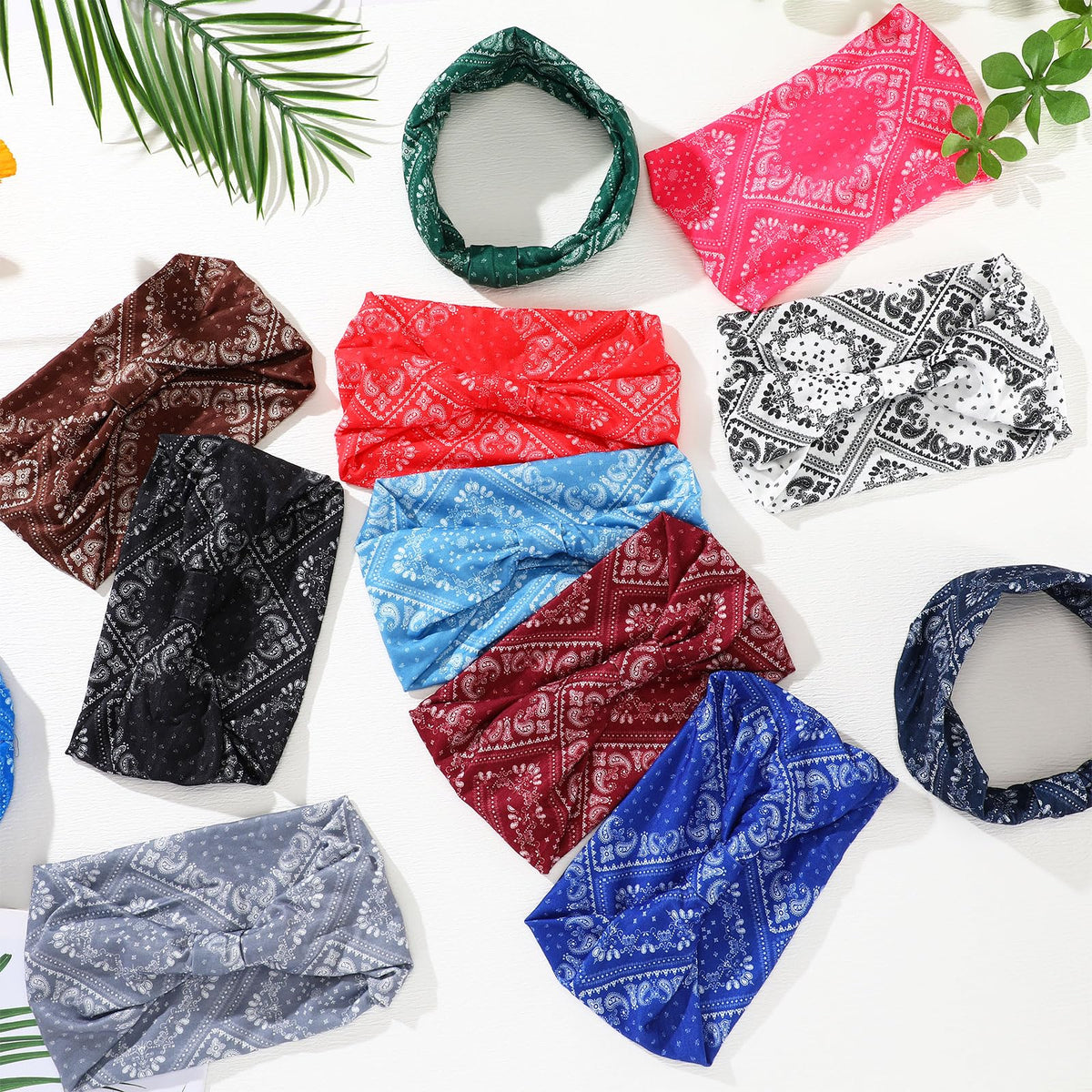 Censen african-inspired fashion headbands add charm to several looks.
