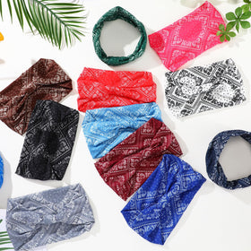 Censen african-inspired fashion headbands add charm to several looks.