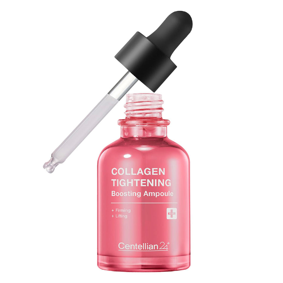 Centellian 24 collagen-tightening ampoule bottle demonstrates firming potential.