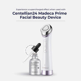 CENTELLIAN 24 glutathione-toning ampoule vial closeup showing glass bottle and dropper for precise application.