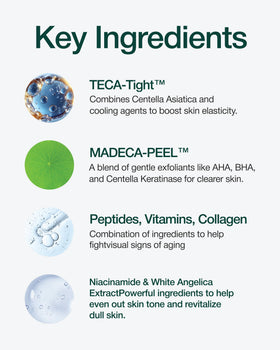 CENTELLIAN 24 Madeca Double Tightening Ampoule Pad cooling-closeup communicates refreshing chill effect
