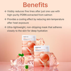 Centellian 24 Madeca Lab PDRN gel mask being applied for radiant skin.