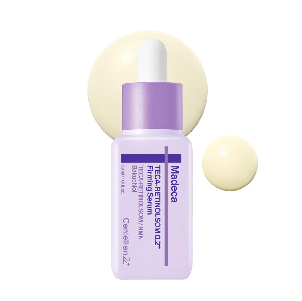 CENTELLIAN 24 Madeca TECA Retinolsom bottle shows firming serum for pores