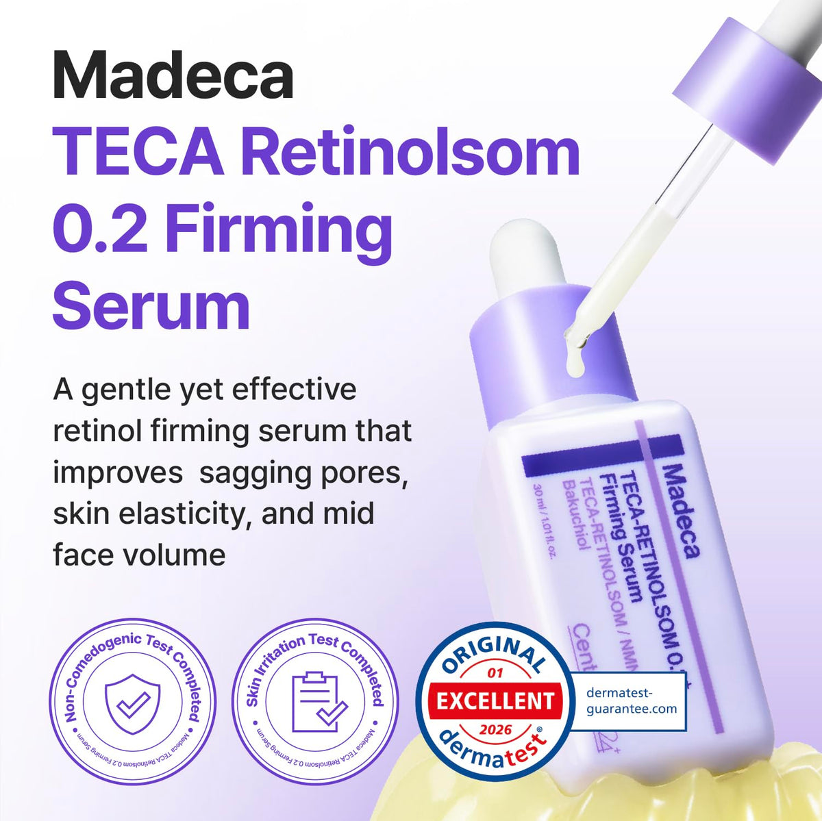 Close-up of CENTELLIAN 24 serum texture for smoother skin
