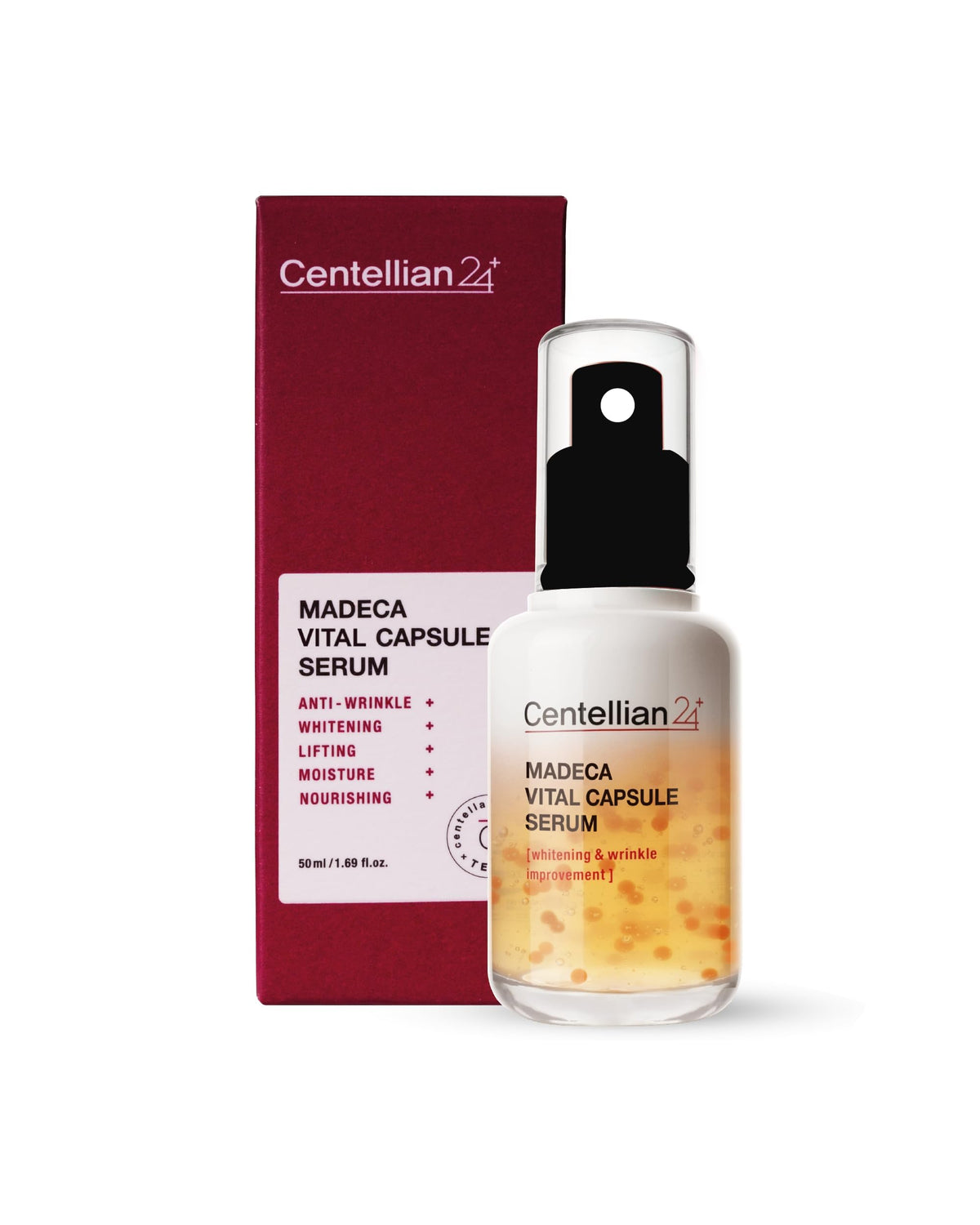 Centellian 24 Vital Capsule Serum bottle for daily moisturization and soothing skin.